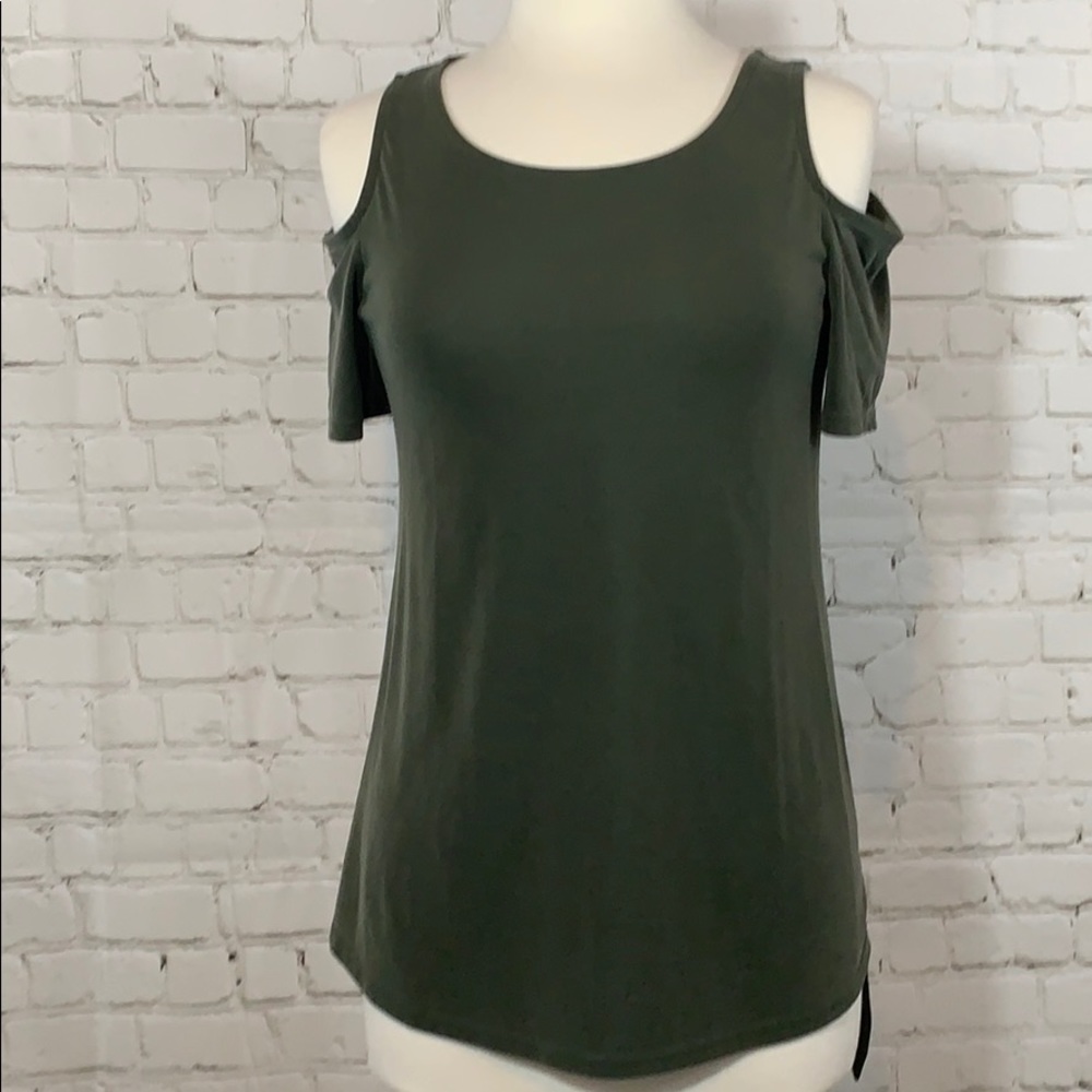 Ten Sixty Sherman Cold Shoulder Top sz M